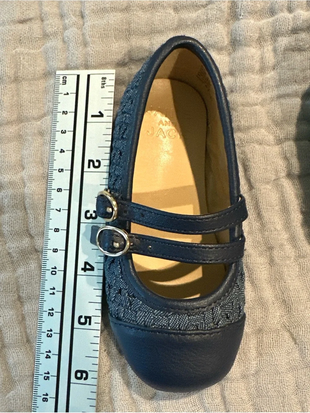 Janie and Jack Navy Blue Mary Jane Dress Shoes